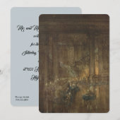 アンティーク フェアリー ボール への招待 招待状 (正面/裏面)