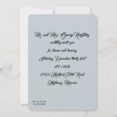 アンティーク フェアリー ボール への招待 招待状 (裏面)