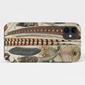 アンティーク フェザー 鳥 野生生物 ファンシー Case-Mate iPhoneケース (裏面(横))