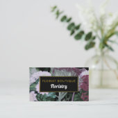 アンティーク フラワーデザイン, フラワーアレンジメント 名刺 (スタンド正面)