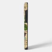 アンティーク フランスバラ iPhoneケース (左側面)