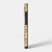 アンティーク フレンチローズ iPhoneケース (左側面)