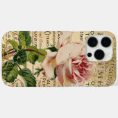 アンティーク フレンチ ピンク ローズ Case-Mate iPhoneケース (裏面 (横))