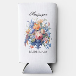 アンティーク フローラル ブーケ ブライズメイド 提案 ギフト スリム缶クーラー