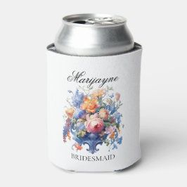 アンティーク フローラル ブーケ ブライズメイド 提案 ギフト 缶クーラー