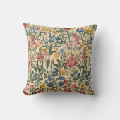 アンティーク フローラル ワイルドフラワー クッション (正面)