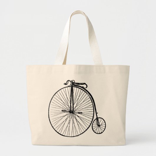 アンティーク ペニー ファーシング 自転車 トートバッグ (正面)