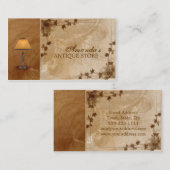 アンティーク&ホームデコーショップヴィンテージランプカード 名刺 (正面/裏面)