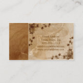 アンティーク&ホームデコーショップヴィンテージランプカード 名刺 (裏面)