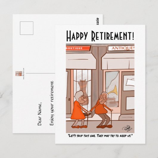 アンティーク ポストカード (正面/裏面)