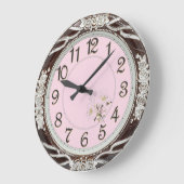 アンティーク ラージ壁時計 (傾斜)