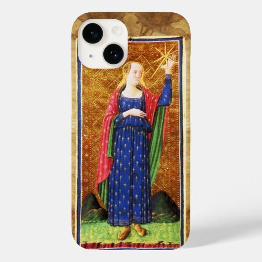 アンティーク・ルネサンス・タロット 17 / 星 Case-Mate iPhoneケース (裏面)