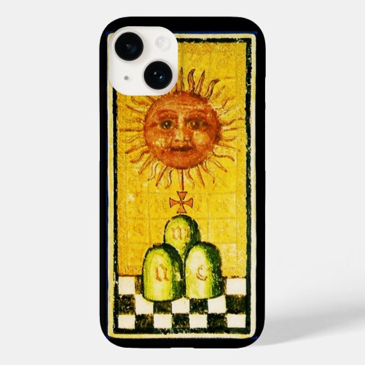 アンティーク ルネサンス タロット 19 / 太陽 Case-Mate iPhoneケース (裏面)