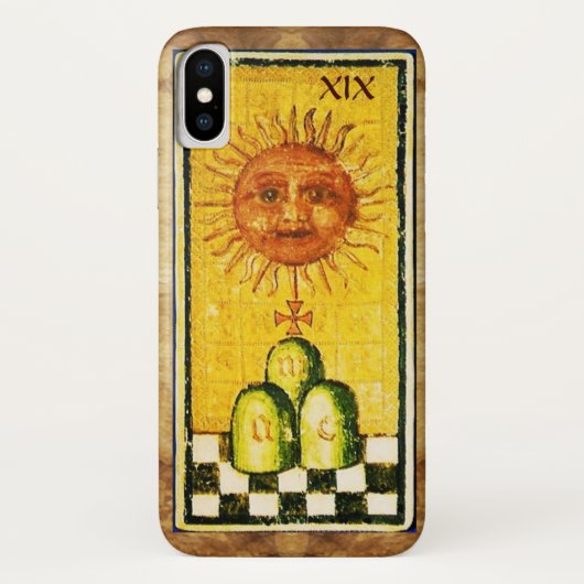 アンティーク ルネサンス タロット 19 / 太陽 Case-Mate iPhoneケース (裏面)