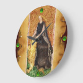 アンティーク・ルネッサンスが勇敢さをぶち壊す – 強さ ラージ壁時計 (傾斜)