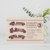 アンティーク レーシング カーズ への招待 招待状 (スタンド正面)