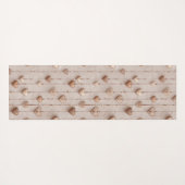 アンティーク レース ハート ストリングス ヨガマット (裏面(横))