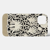 アンティーク レース リネン 白 クラシック おしゃれ ウェディング Case-Mate iPhoneケース (裏面 (横))
