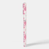 アンティーク レース - 白とローズピンク Case-Mate iPhoneケース (裏面 / 左)