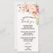 アンティーク ローズの結婚式のお礼の席札 - ウェディング (正面)