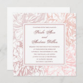 アンティーク ローズ インビテーション (正面/裏面)