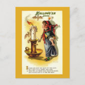 アンティーク/ヴィンテージハロウィンフォーチュンハガキ シーズンポストカード (正面)