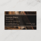 アンティーク/ヴィンテージブックストアの写真 – 名刺 (裏面)