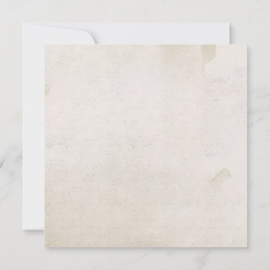 アンティーク・ヴィンテージ風のテーマの結婚式招待状 セーブザデート (裏面)