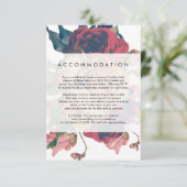 アンティーク ヴィンテージ ボタニカル フェテ ウェディング 詳細 エンクロージャーカード (スタンド正面)