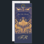 アンティーク ヴェッセル,イルカ,黄色,ネイビーブルー モノグラム 招待状<br><div class="desc">エレガントでクラシックなヴィンテージスタイルの海洋デザイン。明るい3Dジェムストーンを配置して、あなた自身のテキストを発表カード/プレースカード/セーブ・ザ・デートカード/サンキューカード/など、結婚式前パーティー、誕生日パーティー、エンゲージメントシャワー、またはどんなイベントでも使用できます！</div>
