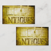 アンティーク 名刺 (正面/裏面)