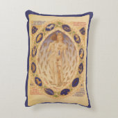 アンティーク 天体黄道帯チャート, ヴィンテージ占星術 アクセントクッション (裏面(縦))