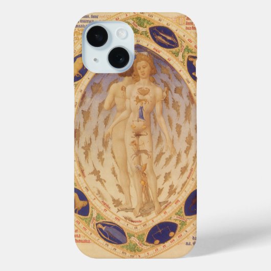 アンティーク 天体黄道帯チャート, ヴィンテージ占星術 Case-Mate iPhoneケース (裏面)