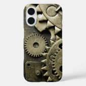 アンティーク 機械ギア 男らしい Case-Mate iPhoneケース (裏面)