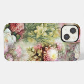 アンティーク 花 iPhoneケース (裏面横)