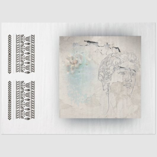 アンティーク 薄葉紙 (正面)