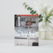 アンティーク – 調理用ストーブはがき – #1- カスタマイズ ポストカード (スタンド正面)