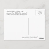 アンティーク – 調理用ストーブはがき – #1- カスタマイズ ポストカード (裏面)