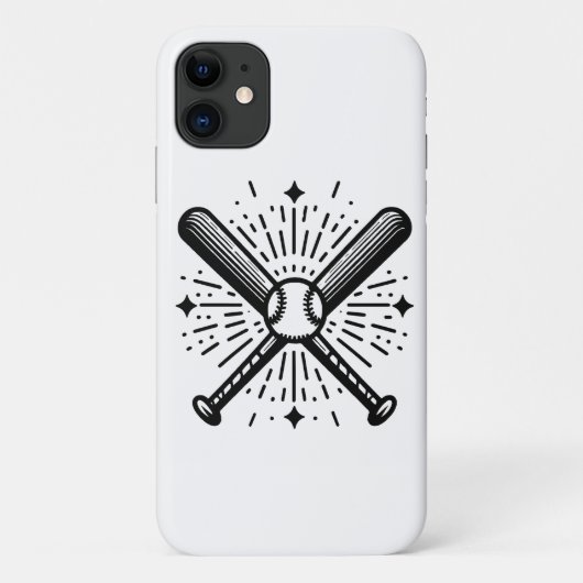 アンティーク 野球 Case-Mate iPhoneケース (裏面)