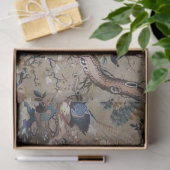 アンティーク,金ゴールド，絹，自然,絵画s，アジア，鳥，ボー 薄葉紙 (ギフト)