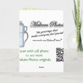 アンティーク。  Cookstove #2-はカスタマイズ カード (裏面)