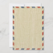 アンティークAirmail日付の保存 セーブザデート (裏面)