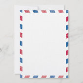 アンティークAirmail日付の保存 セーブザデート (裏面)