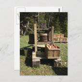 アンティークApple Cider Press ポストカード (正面/裏面)