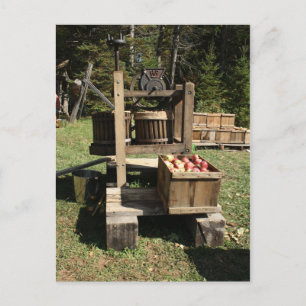 アンティークApple Cider Press ポストカード