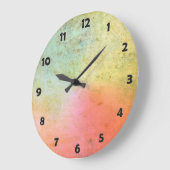 アンティークARTsパターン(デザイン) ラージ壁時計 (傾斜)