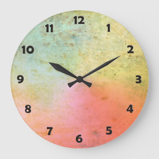 アンティークARTsパターン(デザイン) ラージ壁時計 (正面)