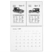 アンティークAutomobliles 1920クラシック – 自動クラシック カレンダー (1月 2027)