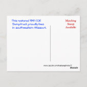 アンティークCOEダンプトラックはがき2 カスタマイズ- ポストカード (裏面)