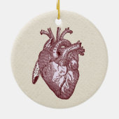 アンティークIハート セラミックオーナメント (裏面)